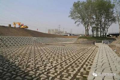 【城建】何家沟哈西客站西广场河道复建工程完工投用丨